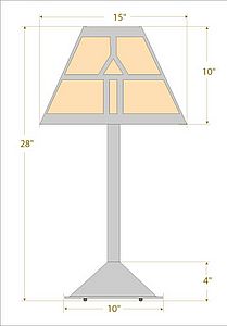 Rocky Mountain Table Lamp - Westhill Table Lamp Westhill Metal Art