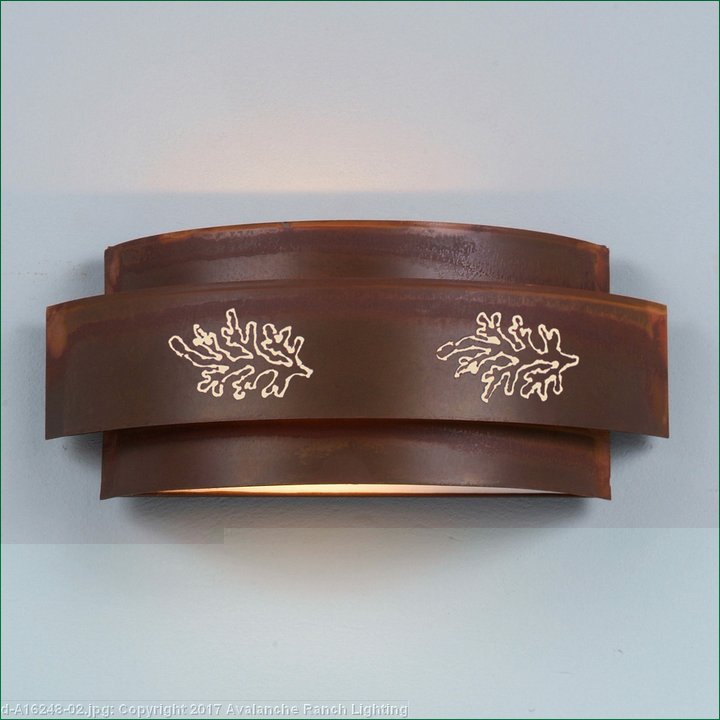 Rustic Wall Light Log Cabin Style Made in USA by Avalanche Ranch