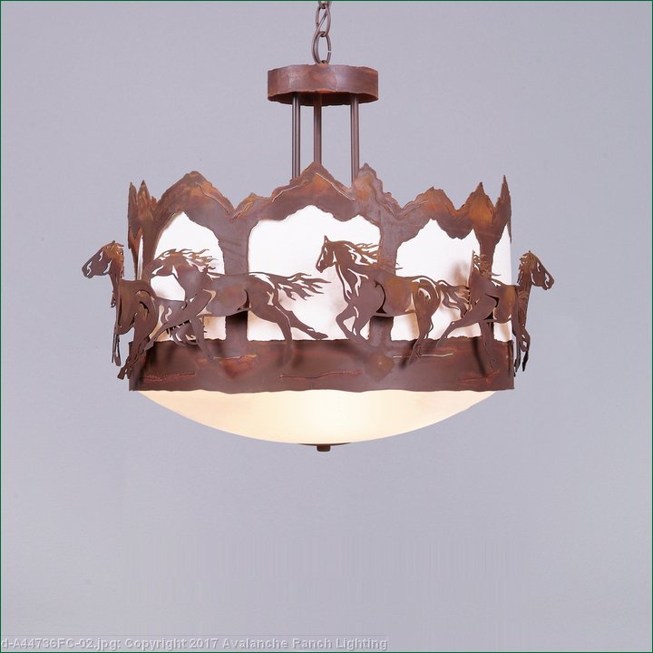 Rustic Chandelier Equestrian Style | Made in USA by Avalanche Ranch
