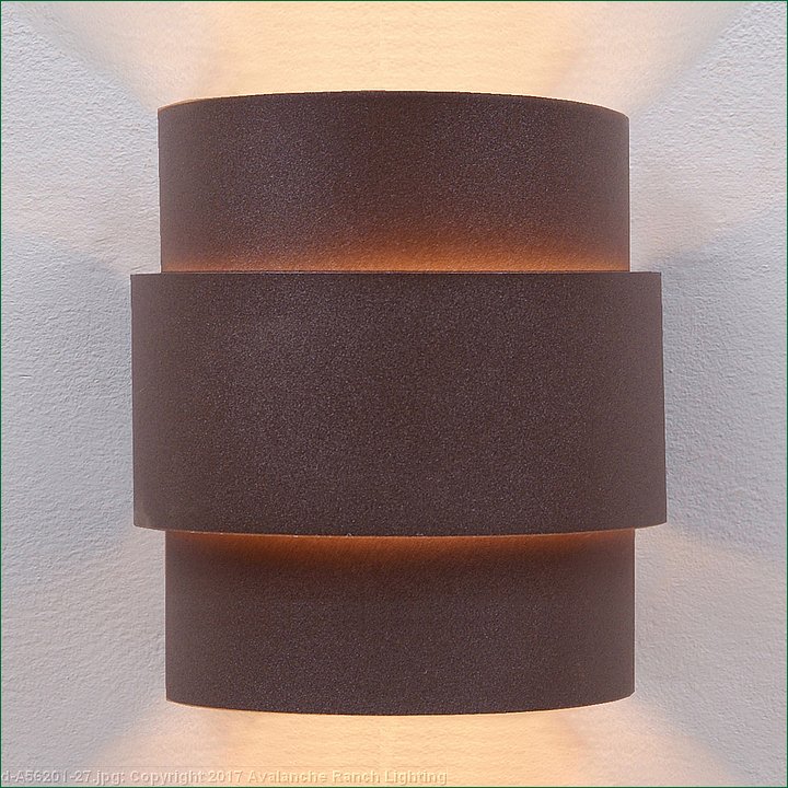 Rustic Outdoor Wall Light Log Cabin Style Made in USA by Avalanche