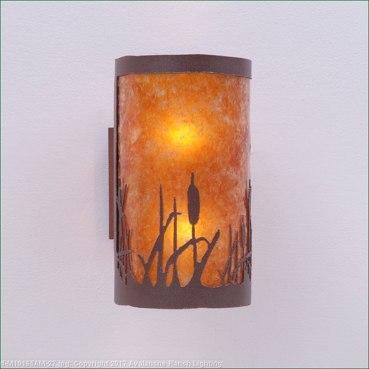 Rustic Wall Light Log Cabin Style Made in USA by Avalanche Ranch