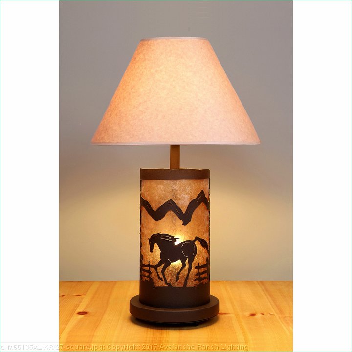 Table Lamp Equestrian Style Made In, Equestrian Table Lamp