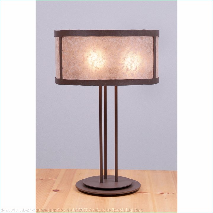 Kincaid Desk Lamp Rustic Plain, Rustic Cabin Style Table Lamps