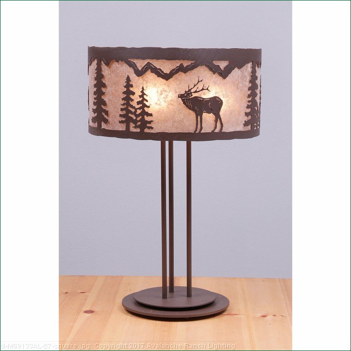 Mountain Elk Desk Lamp