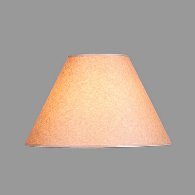 Large Round Kraft Shade: 8t-20b-13s