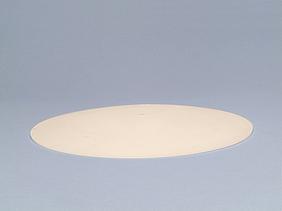 Flat Bowl Glass - Tea Stain - 12in diameter