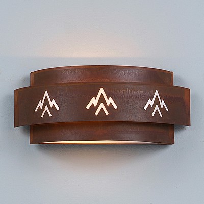 Northridge Double Sconce - Deception Pass Wall Light Deception Pass Art Metal Art