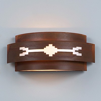 Northridge Double Sconce - Del Rio Wall Light Del Rio Art Metal Art