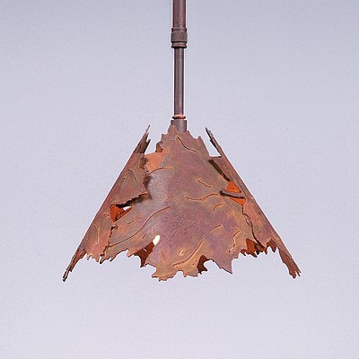 Mini-Pendant Maple Pendant Light Maple Leaf Metal Art