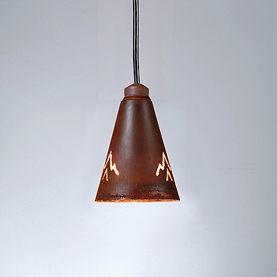 Canyon Pendant Extra Small - Deception Pass Pendant Light Deception Pass Art Metal Art