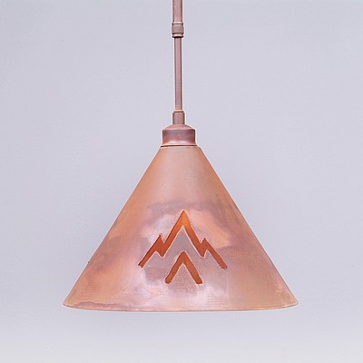 Canyon Pendant Medium - Deception Pass Pendant Light Deception Pass Art Metal Art