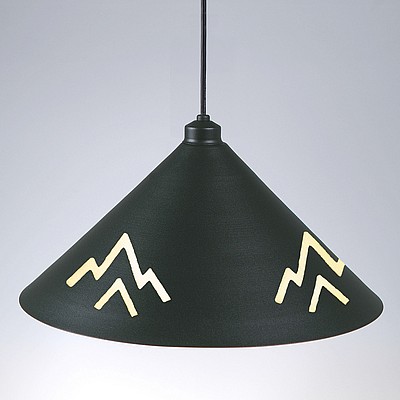 Canyon Pendant Large - Deception Pass Pendant Light Deception Pass Art Metal Art