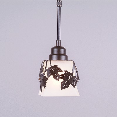 Woodland Pendant Single - Maple Leaf Pendant Light Maple Leaf Metal Art