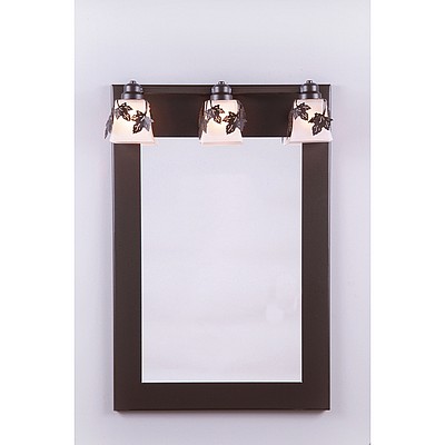 Woodland Mirror - Maple Leaf Vanity Mirror Maple Leaf Metal Art