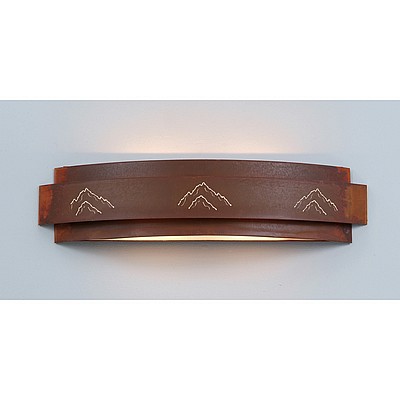Northridge Bath Vanity Light 24w - Mountain Bath 3 Light Mountain Metal Art