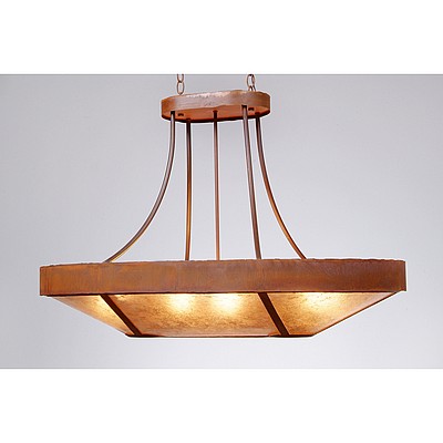 Ridgemont Chandelier Oval - Rustic Plain Chandelier Rustic Plain Metal Art