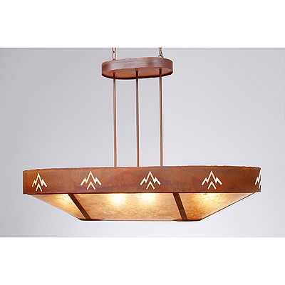 Ridgemont Chandelier Oval - Deception Pass Chandelier Deception Pass Art Metal Art