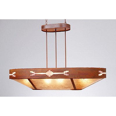 Ridgemont Chandelier Oval - Del Rio Chandelier Del Rio Art Metal Art