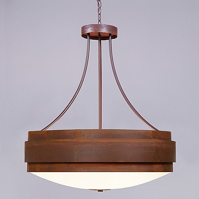 Northridge Chandelier Large - Rustic Plain Chandelier Rustic Plain Metal Art