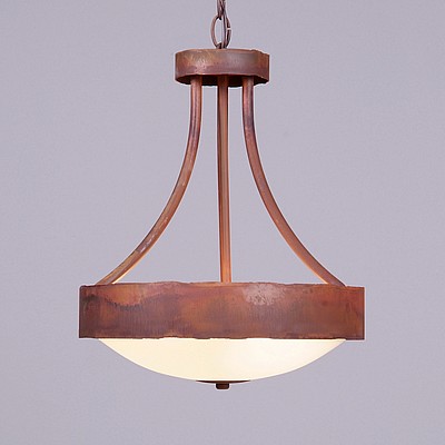 Ridgemont Foyer Chandelier Medium - Rustic Plain Chandelier Rustic Plain Metal Art