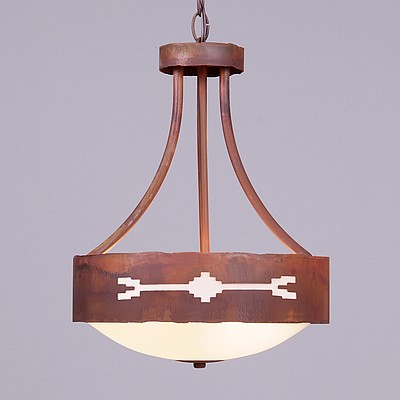 Ridgemont Foyer Chandelier Medium - Del Rio Chandelier Del Rio Art Metal Art