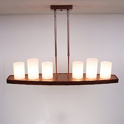 Wisley Kitchen Island Light 36w - Rustic Plain Kitchen Island Light Rustic Plain Metal Art