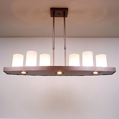 Wisley Kitchen Island Light 36w - Rustic Plain Kitchen Island Light Rustic Plain Metal Art