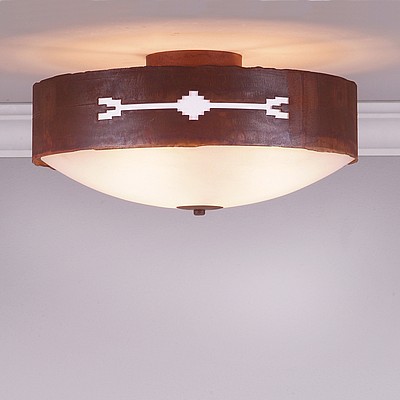 Ridgemont Close-to-Ceiling Large - Del Rio Ceiling Light Del Rio Art Metal Art
