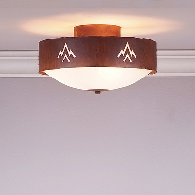 Ridgemont Close-to-Ceiling Medium - Deception Pass Ceiling Light Deception Pass Art Metal Art