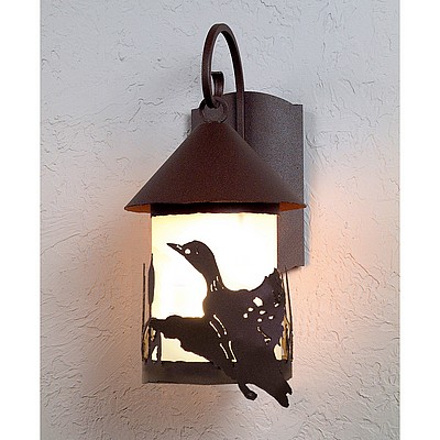 Vista Lantern Sconce - Loon Outdoor Wall Light Loon Metal Art