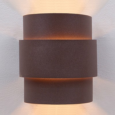 Northridge Sconce Large - Rustic Plain Outdoor Wall Light Rustic Plain Metal Art