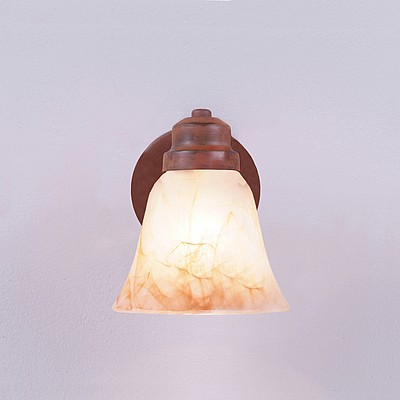 Sienna Sconce - Rustic Plain Outdoor Wall Light Rustic Plain Metal Art