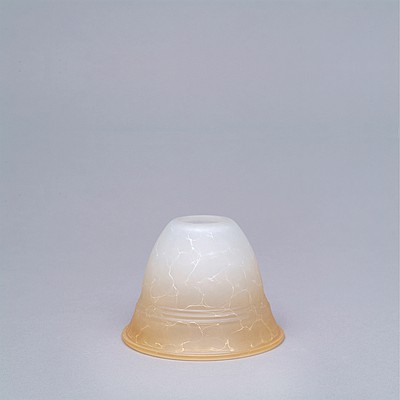Small Bell Glass - Two Toned Amber