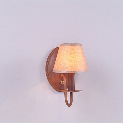 Diablo Sconce - Rustic Plain Wall Light Rustic Plain Metal Art