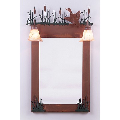 Wasatch Mirror - Loon Vanity Mirror Loon Metal Art