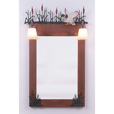 Wasatch Mirror - Mallard Vanity Mirror Mallard Metal Art