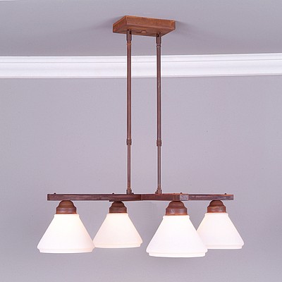 Cedarwood Chandelier 4 light - Rustic Plain Chandelier Rustic Plain Metal Art