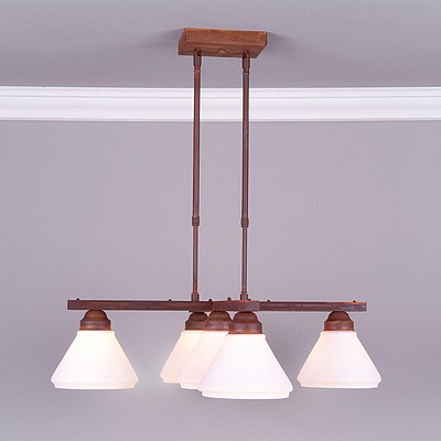 Cedarwood Chandelier 5 light - Rustic Plain Chandelier Rustic Plain Metal Art
