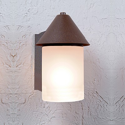 Cedarline Sconce - Rustic Plain Outdoor Wall Light Rustic Plain Metal Art