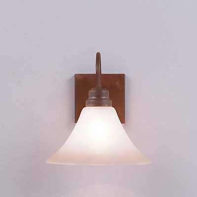 Cedarwood Sconce - Rustic Plain Outdoor Wall Light Rustic Plain Metal Art