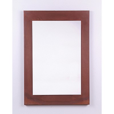 Rustic Mirror Frame - Vertical Mirror Frame Rustic Plain Metal Art