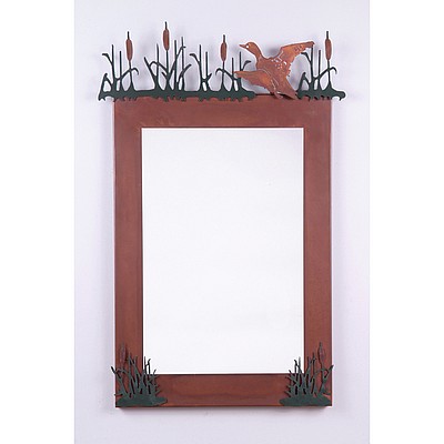 Wasatch Vertical Mirror Frame - Loon Vanity Mirror Loon Metal Art