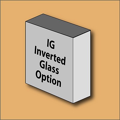 Inverted Glass for Sconce or Bath Lights