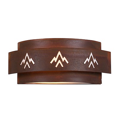 Northridge Double Sconce - Deception Pass Wall Light Southwestern Metal Art