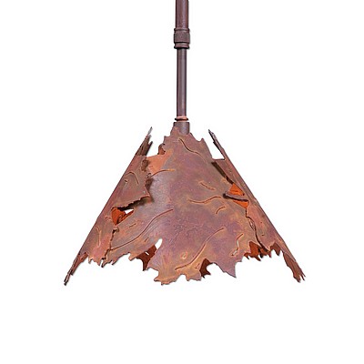Mini-Pendant Maple Pendant Light Maple Leaf Metal Art