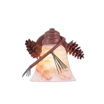 Sienna Sconce - Pine Cone Outdoor Wall Light Pine Cone Metal Art