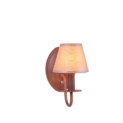Diablo Sconce - Rustic Plain Wall Light Rustic Plain Metal Art