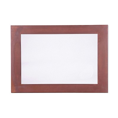 Rustic Mirror Frame - Horizontal Mirror Frame Rustic Plain Metal Art