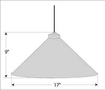 Canyon Pendant Large - Rustic Plain Pendant Light Rustic Plain Metal Art