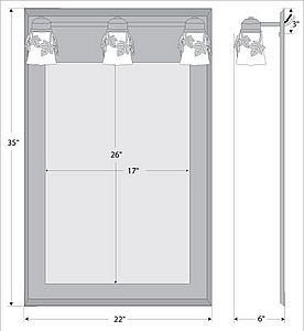 Woodland Mirror - Maple Leaf Vanity Mirror Maple Leaf Metal Art